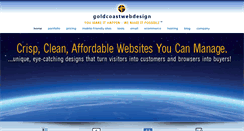 Desktop Screenshot of goldcoastwebdesign.com